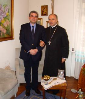 Ministrul de Externe s-a întâlnit cu Episcopul greco-catolic de Oradea 